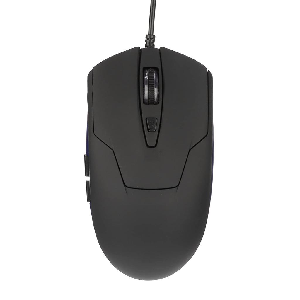 Type-C Mouse, Wired USB-C Gaming Mouse with Ergonomic Multimedia Keys and Adjustable DPI for Office, Laptop, and Type-C Devices