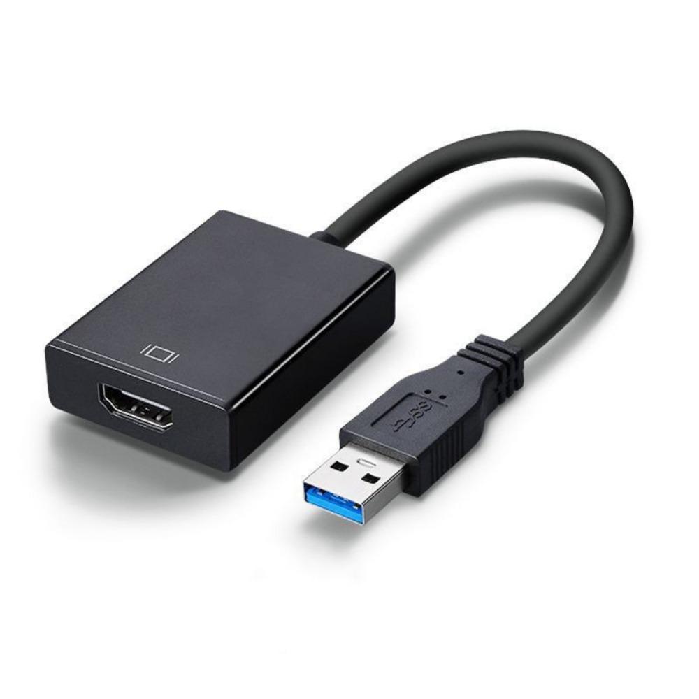 USB 30 to HDMI Adapter with Driver 1080P HD Converter for PC to TV Laptop Monitor Projector