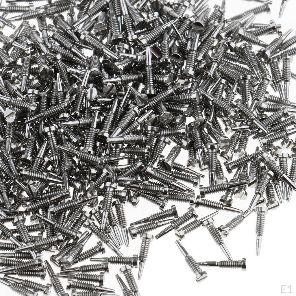 500ks Brýle Brýle Hodinky Drobná sada nářadí na šrouby z nerezové oceli 0 x 1,4 mm