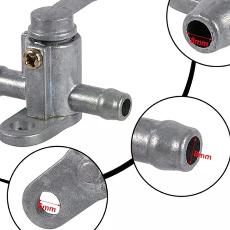 Motorcycle ATV 8mm 5/16'' Fuel Tap Gas Petrol Valve Fuel Tank Switch For Motocross Universal