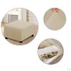 1pc Stretch Ottoman Covers Jacquard Slipcover Footstool Footrest Cover Removable Furniture