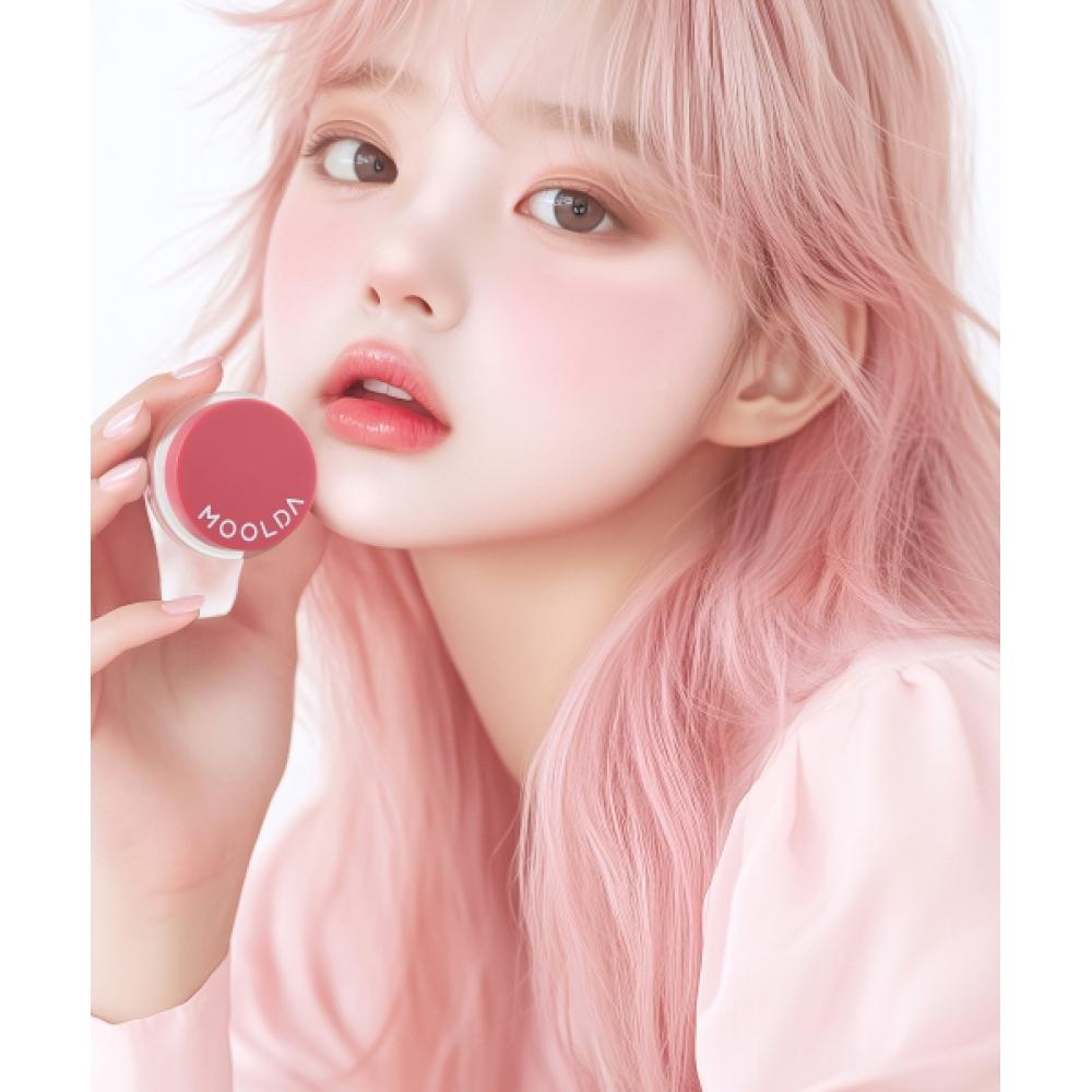 Moolda Moisture Veil Multi Use Blusher  Choose 1 Of 15 15 Crimson cherry