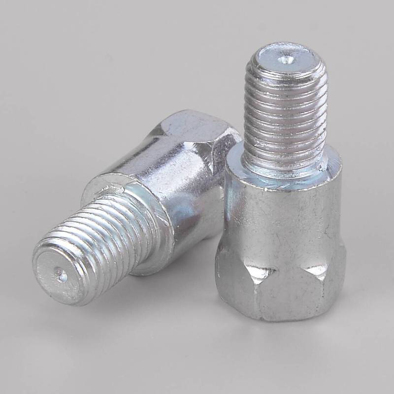 

2pcs Side Rearview Mirror Heightening Screw Adapter Bolt Fit For M10 Motorcycle Bike Mirror Mounting Threaded Hole