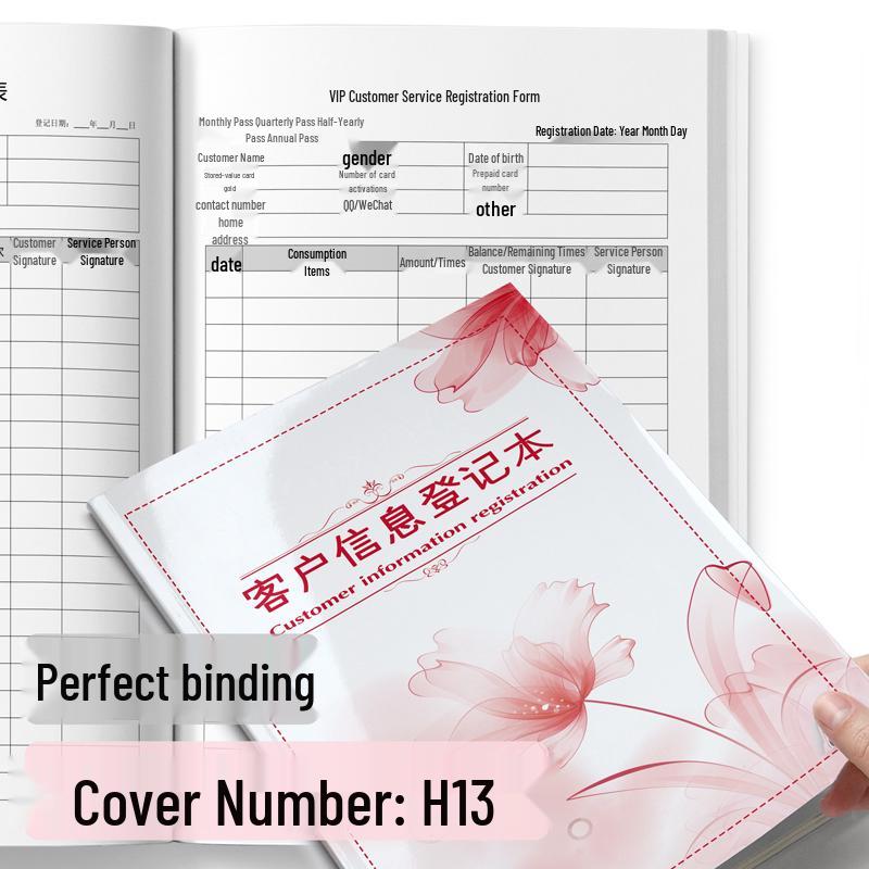 Beauty Salon Client Management & Tracking Book: Customer File, Consumption Record, Membership Registration