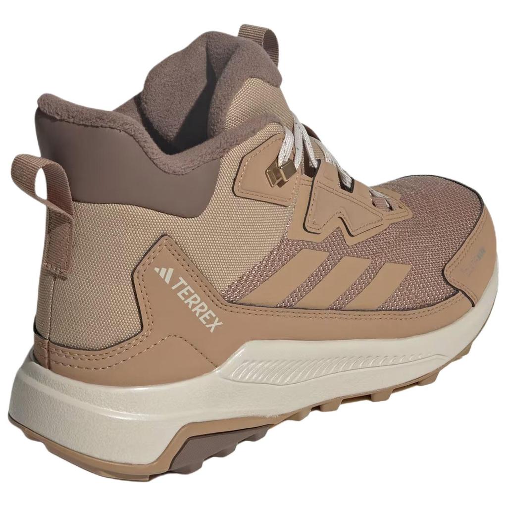 Adidas Terrex Anylander Climawarm Comfortable Versatile Warm Waterproof Breathable Hiking Shoes Women Hiking Shoes Brown JS1432