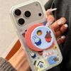 Miffy Is Suitable for Apple 16promax Mobile Phone Case 15plus Magnetic Suction 14 Bracket 13pro Skin Feeling 16e Creative 17.