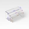 Display Risers Rectangular Clear Acrylic Showcase Collectibles Display Stands Suitable for Retail Shoe Showcase