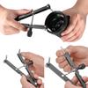 V Shaped Lens Opener Tool Kit 16-100mm with 3 Types of Tips (Pointed Flat Half Flat) for Diameter 37mm-86mm DSLR Camera Lenses