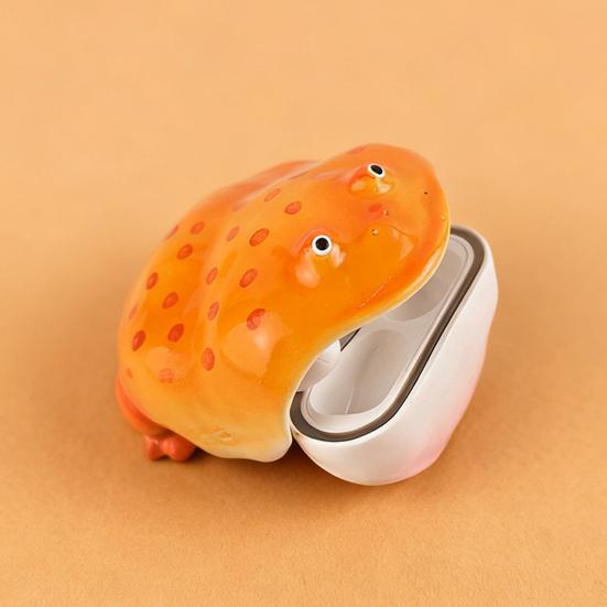 Protective Case for Air Pods Pro/Pro 2/Pro 3/Air Pods 4 Soft Anti-Scratch Drop Protection Ugly Frog Design Wireless Earphone Case