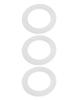 65mm Wide Cistern Diaphragm Washer Flush Valve Washer Clear Color Easy Installation Long-lasting Performance Perfect Fit