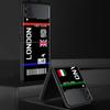 Airline Ticket Barcode Phone Case For Samsung Galaxy Z Flip 7 6 5 4 3 5G Shockproof Cover Z Flip7 Flip6 ZFlip5 Flip3 Flip4 Luxur