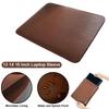 Étui de Protection pour Ordinateur Portable en Cuir PU Simple Étui de Protection Imperméable pour Tablette (12-16 Pouces)