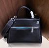 Fubao Leder lakisKL Tasche Doppelreißverschluss 28 Handtasche Premium-Leder-Handtasche Umhängetasche