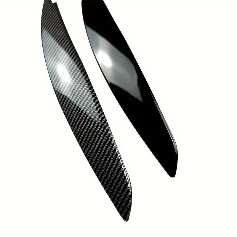 Headlight Evil Eyebrows Eyelids For BMW 1 Series E81 E82 E87 E88 118d 120i 120d 123d 130i M1 2004-2014 Headlight Eyebrow Trims