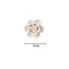 Blooming Flowers Porcelain Wall Hanging Ornaments Living Room Background Display Ceramic Peony Flower Wall-mounted Decorations