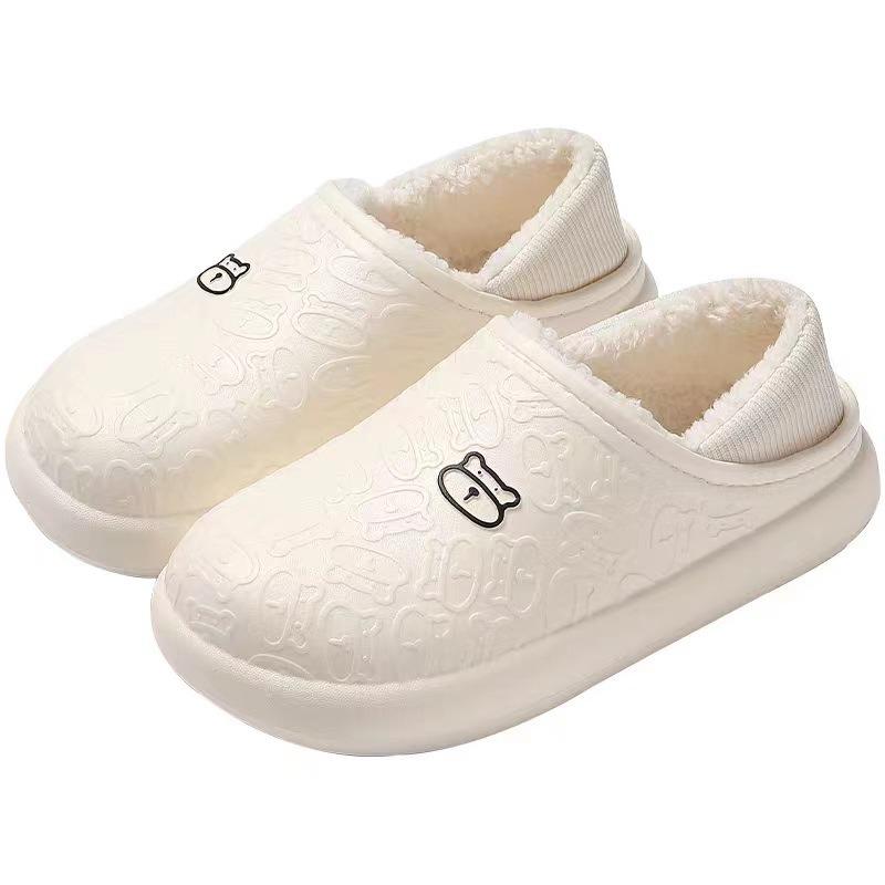 Nuove Pantofole di Cotone da Donna Autunno e Inverno Borse da Interno Casa Calde e Impermeabili Pelliccia Postparto e Postparto Scarpe di Cotone