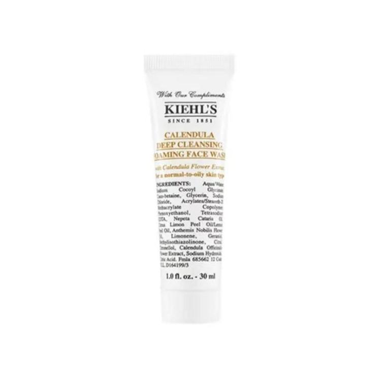 

Kiehl s Calendula Deep Cleansing Foaming Face Wash Travel Size Sample 30ml