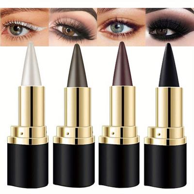 Μαύρο Ασημί Γκρι Καφέ Gel Eyeliner Pencil Eye Μαύρο Face Paint Sticks Μακιγιάζ Αδιάβροχο Εργαλείο μολυβιού eyeliner για οριοθέτηση ματιών