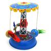 MS631 Space Station Carousel Nostalgic Ornament Tin Toy Gift
