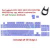 Geeignet für Logitech G913 Mechanische Tastatur DIY Tastenkappen G913TKL G915 G813 G815 Transluzente Tastenkappen