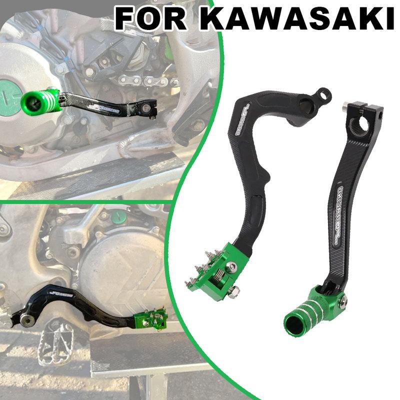Motorcycle Parts CNC Foot Brake Lever Pedal For KAWASAKI KX450F 2006-2018 KX450 2020 KLX450R 2008-2019 KX250 KX250F