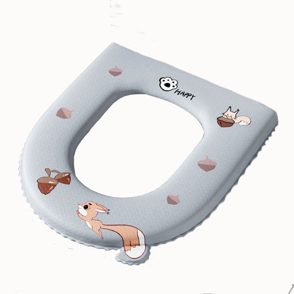 Waterproof Cute Toilet Seat Cover Cartoon Closestool Mat Universal Toilet Pad  Household