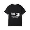 Weißes T-Shirt mit Funcle Like A Regular Uncle Only Cooler Aufdruck für Freizeitkleidung
