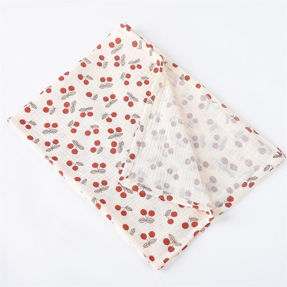 85*65cm Muslin Squares Baby Swaddle Blanket Newborn Diaper Bedding Cotton Stroller Blankets Infant Nap Cover