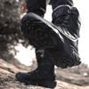 Winter Snow Boots Men Lace-up Keep Warm Outdoor High-top Boots Men Durable Plush Battle Boots Men Casual Soft Breathable