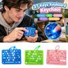 Animals Fingertip Button Keyring Cartoon Keyboard Clicker Keychain  Office Use