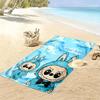 Custom NameBlue Sky, Clouds, Birds, Rabbits. Beach Towel Soft Microfiber Summer Towel Quick Dry Absorbent Towel for Beach Swimming Pool Travel