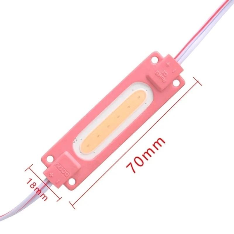 20 Stück COB LED Warnleuchte für Bus LKW Anhänger Fahrzeuge Signalgebung Werbung Leuchtend 12V Stopp LED Einspritzung mit Linsenmodul Licht