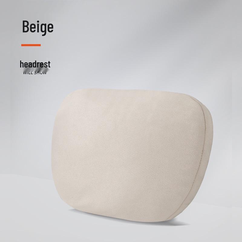 Zhongheng Auto Wildleder Kopfstütze und Lendenstützkissen Set