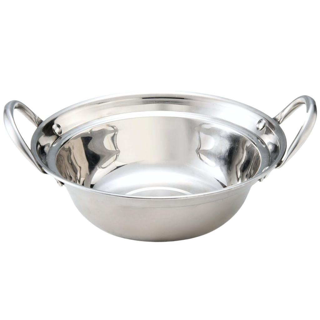 Heist Steamer IH Edelstahl-Dampfgarer zum Kochen von Pasta und Ramen-Topf, Kompatibel, Topf, Einzelportionen-Topf, (21cm Größe)