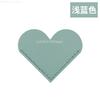 Bookmarker for books Creative PU Leather Love Heart Reading Book mark Book Page Marker Stationery Supplies Student Bookmark Gift