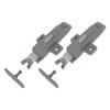 2 Set Cabinet Door Push Latch ABS Rebound Self Locking Device Collision Resistant Cushioning