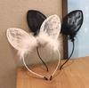 Korean Cute Lace Cat & Bunny Ears Headband - Cosplay & Makeup Hair Accessory