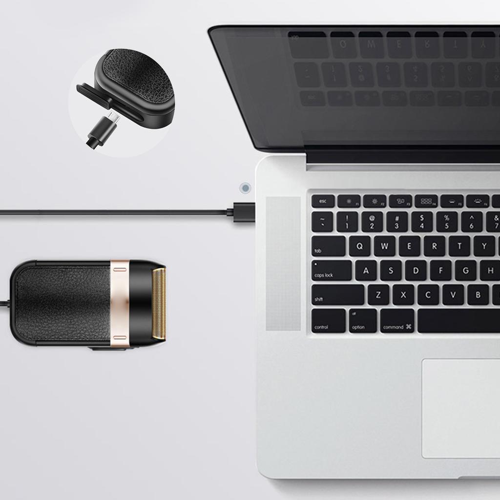 Electric Foil Shaver 2 in 1 Dual Purpose Low Noise Powerful Motor Stainless Steel Blade Portable Barber Shaver