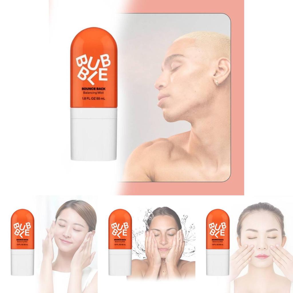 Refreshing Bubble Rebound Balancing Facial Mist Hydrating Skin Toner 55ml For Radiant Glow