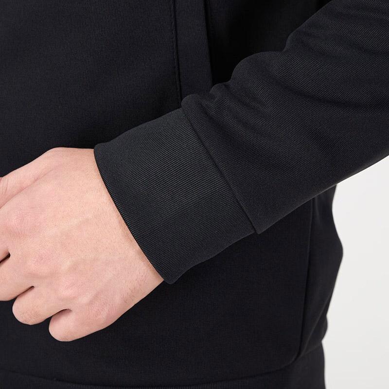 Under Armour Logo Knitted Jacket And Cuffed Knitted Pants Casual Sports Set Men Sets Black 21500437-001+23600704-001