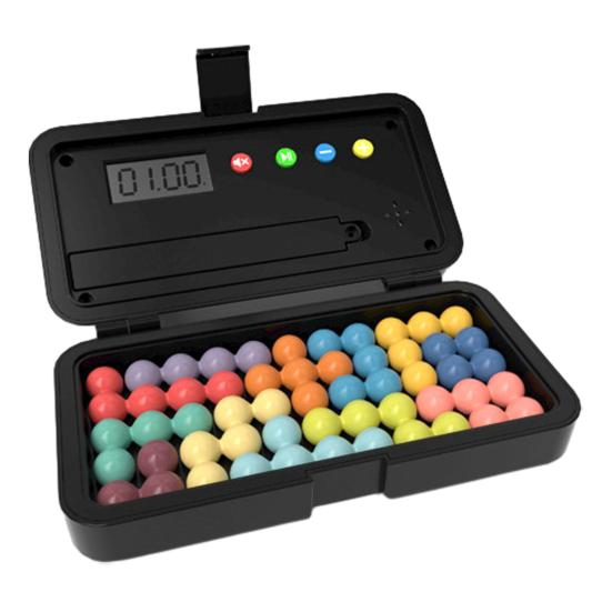 

Kids Educational Puzzle Toy with Timer Hand-Eye Coordination Logic Training Puzzle Challenge Board Game Toddler Brain Teaser Puzzle Game Box чёрный