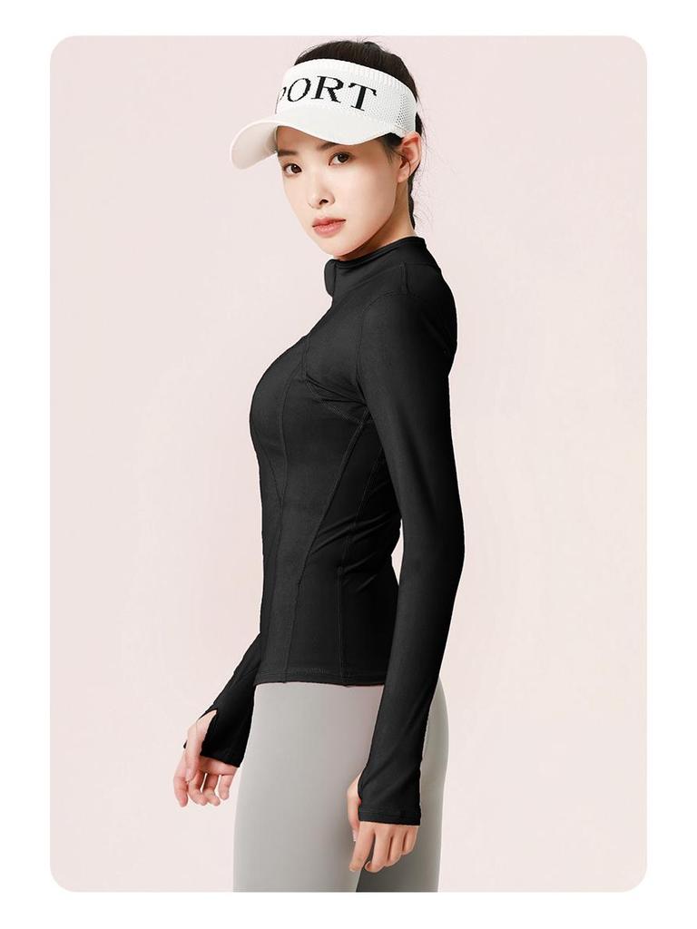 Juyitang Women's Slim Fit Nylon Yoga Jacket
