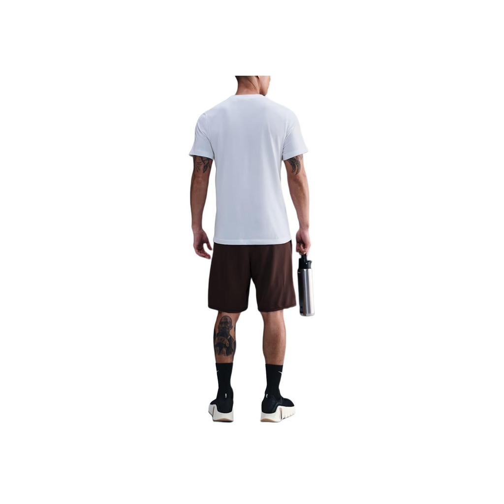 Nike Short Sleeve Straight Cut Round Neck T-Shirt Men tops HV4136-100