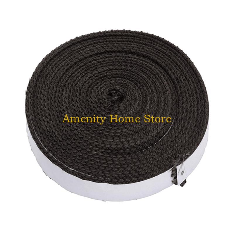 F26C Durable Lid Seals High Temp Grill Gasket Grill Seals Replacement Fiber Material Gift Suitable for All Grill Enthusiasts
