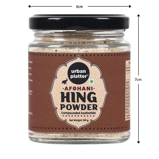 Urban Platter Hing Powder, 100g [Compounded Asafoetida | Spice | Savoury & Umami Flavour | Add To Dals, Vegetables, Gravies)