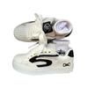 High-value Summer Skateboard Shoes, Men's and Women's Bread, Little White Shoes, Bow Design, New Casual and Breathable