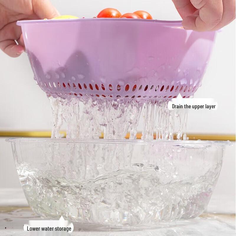 Kleiner transparenter Abtropfkorb