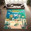 Octonauts Game Room Non-slip Mats Are Also Suitable for Men's Bedrooms, Living Rooms, Sofas, and Other Places, and Are Washable,
