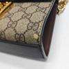 [Pre-Owned] Padlock Moonlight Treasure Box Series Metal Lock Logo Canvas And Leather Crossbody Bag Small - Very Good #A6F0AU
