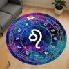1pc Astrology Zodiac Round Chair Mat Area Rug - Non-Slip, Floor Mat for Office, Bedroom, and Indoor Decor C1125405